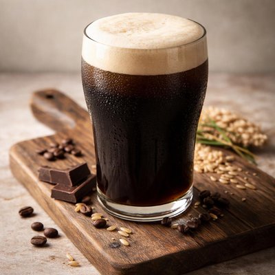 奶啤气泡德式黑啤