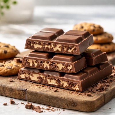 Milka choco and cookies