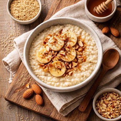 Millet milk porridge