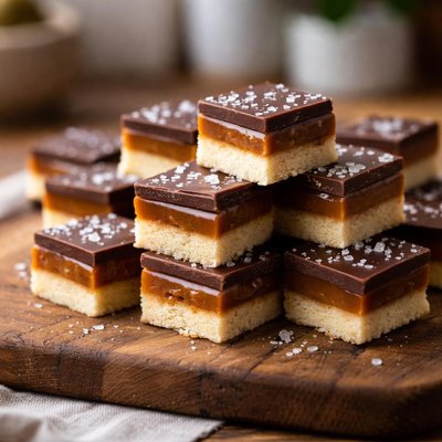 Millionaire shortbread bites