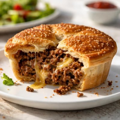 Mince and cheese pie