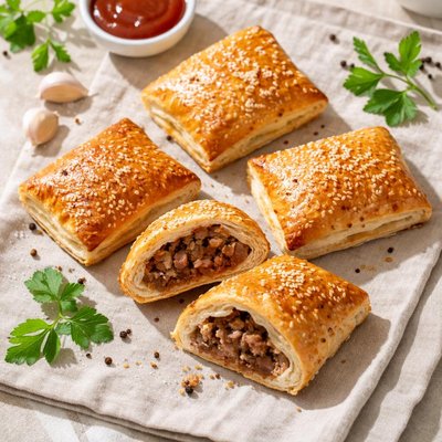 Mince beef pastry