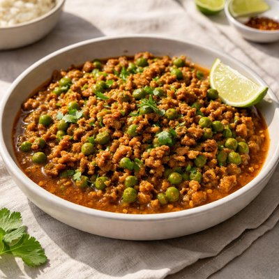 碎肉豌豆咖喱