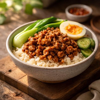 Mince pork rice