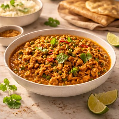 Minced chicken curry