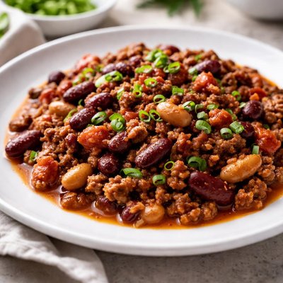 Viande hachée aux haricots
