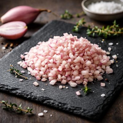 Minced shallot