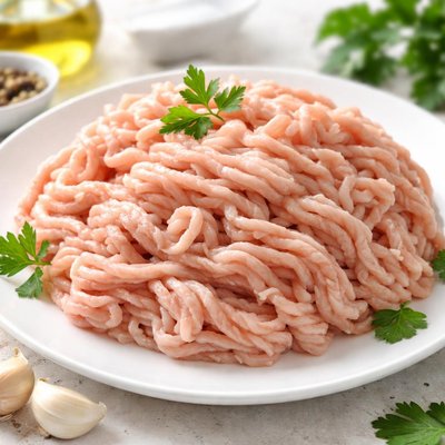 Minced turkey