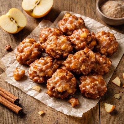 Mini apple fritter