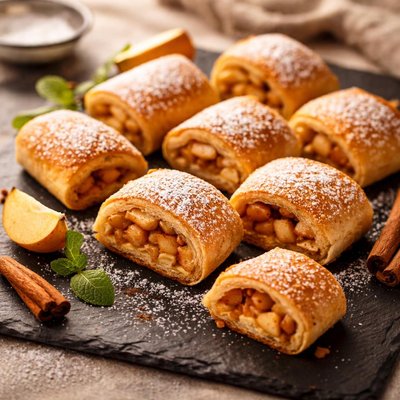 Mini apple strudel