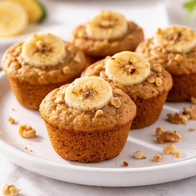 Mini banana muffin