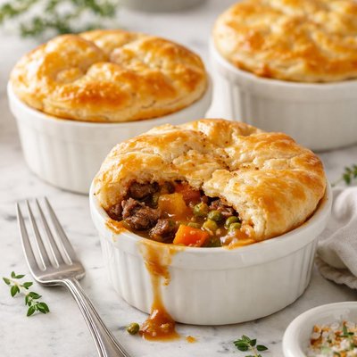 Mini beef pot pie