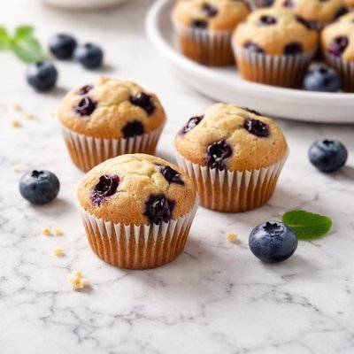 Mini blue berry muffin
