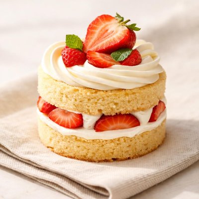 奶油草莓迷你蛋糕