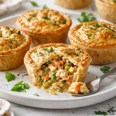 Mini chicken pie