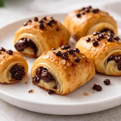 Mini chocolate croissant
