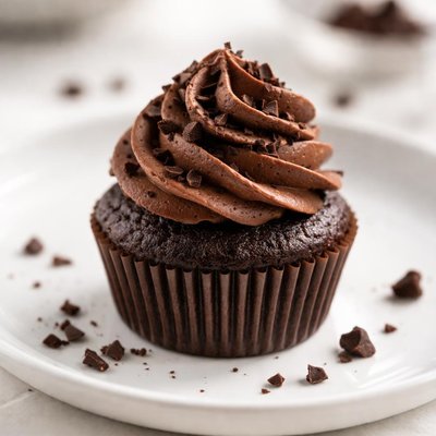 Mini chocolate cupcake