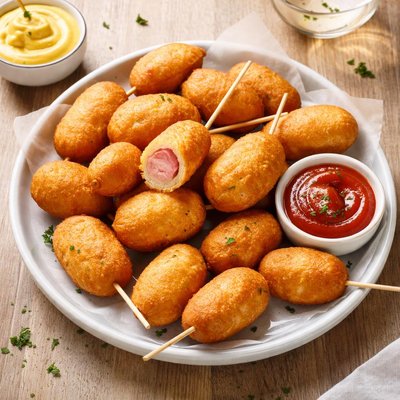 Mini corn dog