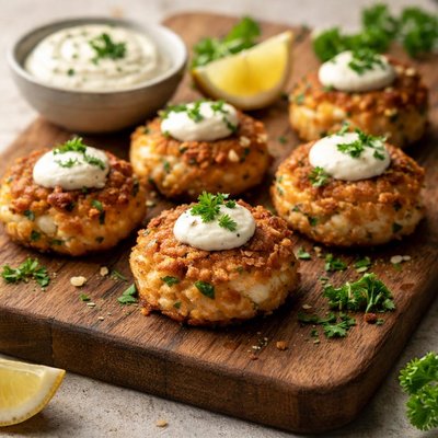Mini crab cake