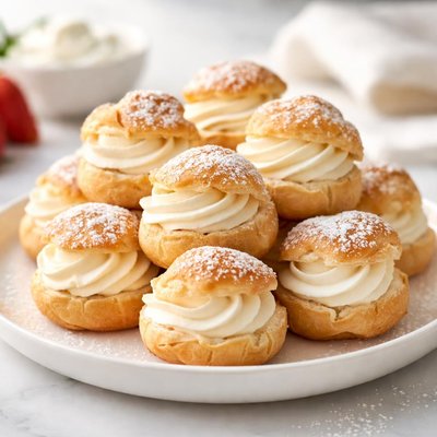 Mini cream puff