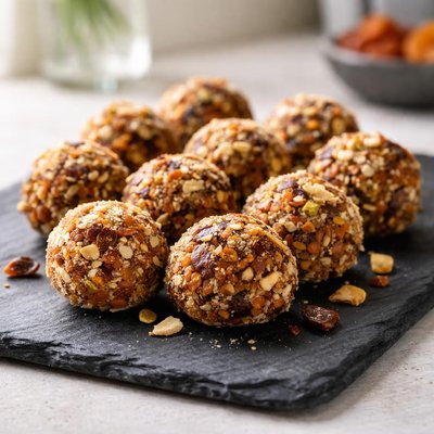 Mini dried fruit ball