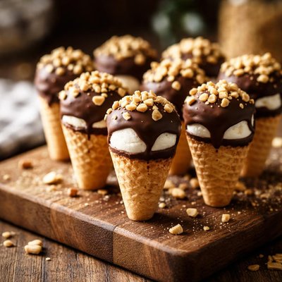 Mini drumstick ice cream