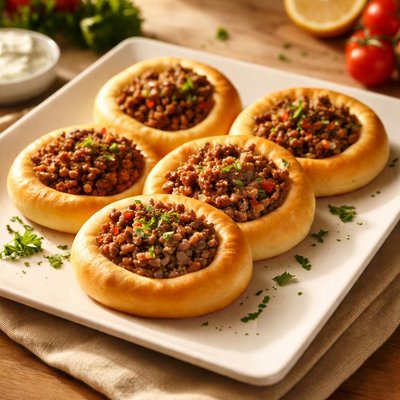 Mini esfiha de carne