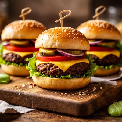 Mini hamburguesa slider