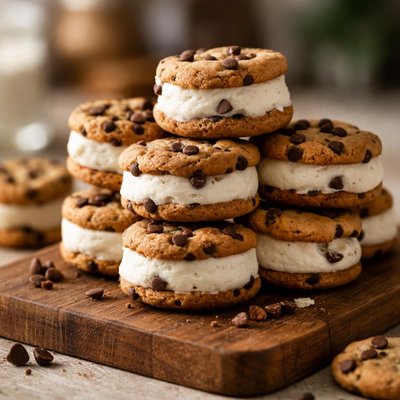 Mini ice cream sandwhich