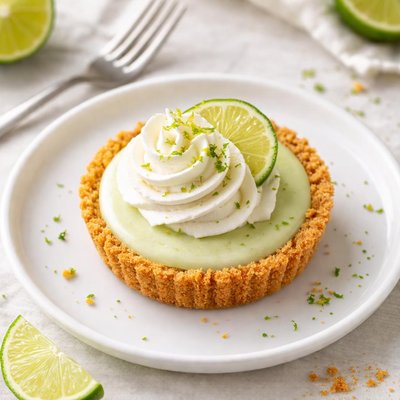 Mini key lime pie tart
