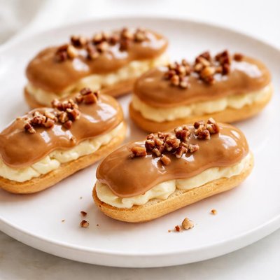 Mini maple eclair