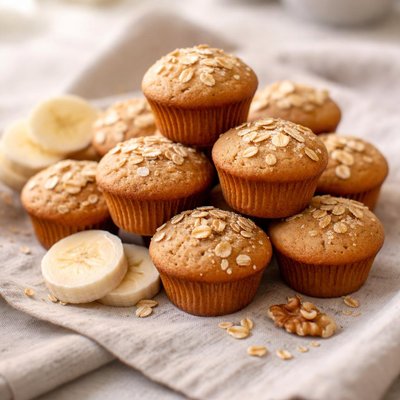 Mini muffin banana