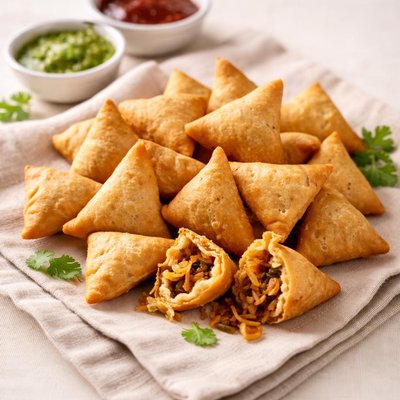 Mini onion samosa