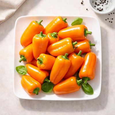 Mini orange bell pepper