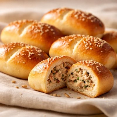 Mini pain au lait au thon