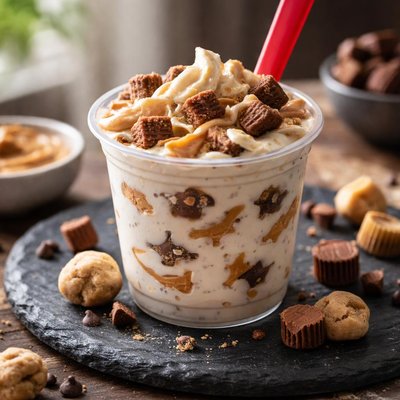 迷你花生酱饼干生糕聚会暴风雪