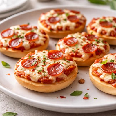 Mini pizza bagel