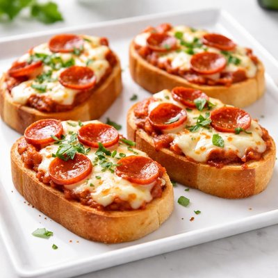 Mini pizza toast