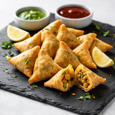 Mini samosas