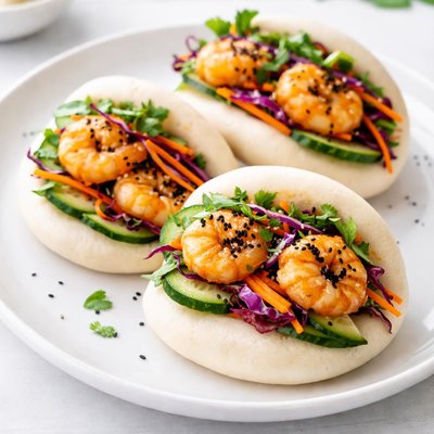 Mini shrimp bao
