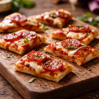 Mini slices pizza