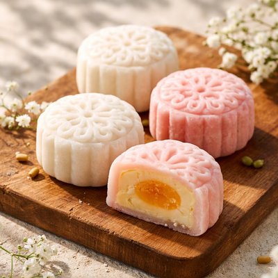 Mini snow skin mooncake