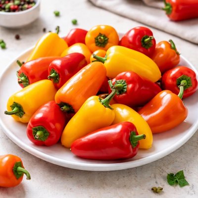 Mini sweet bell peppers