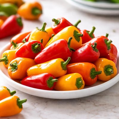 Mini sweet peppers