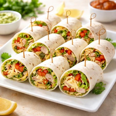 Mini tortilla wraps