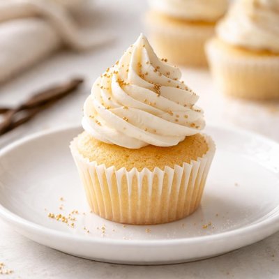 Mini vanilla cupcake