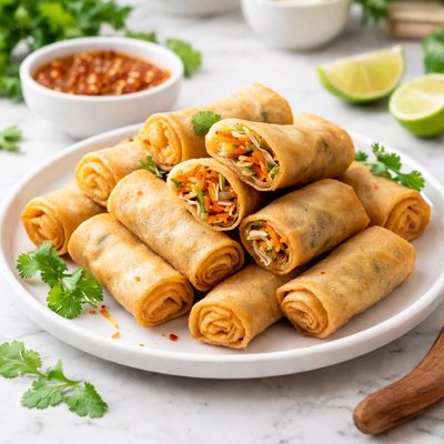 Mini vegetable spring roll