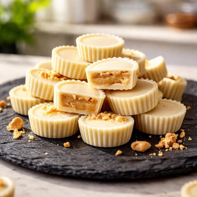 Mini white reece peanut butter cups
