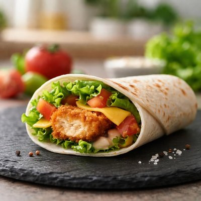 Mini wrap burger king