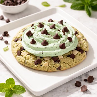Mint chip crumbl cookie